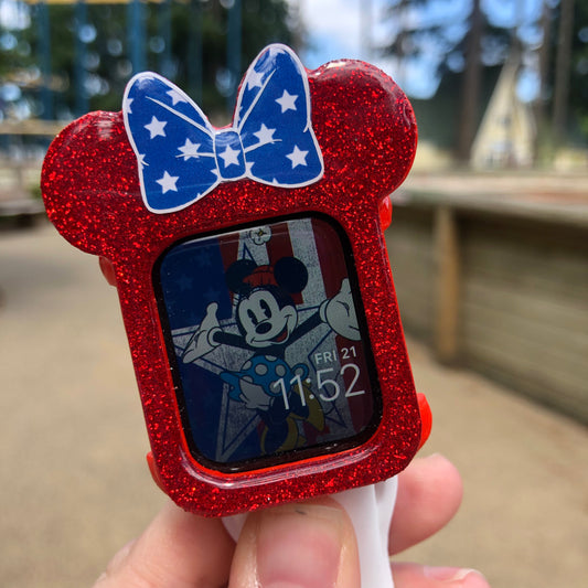 Patriotic Mouse Watch Cover