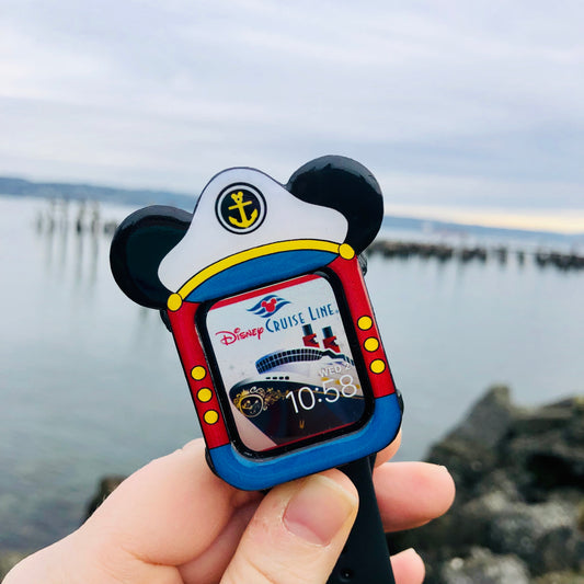 Nautical Captain Mouse Apple Watch Cover