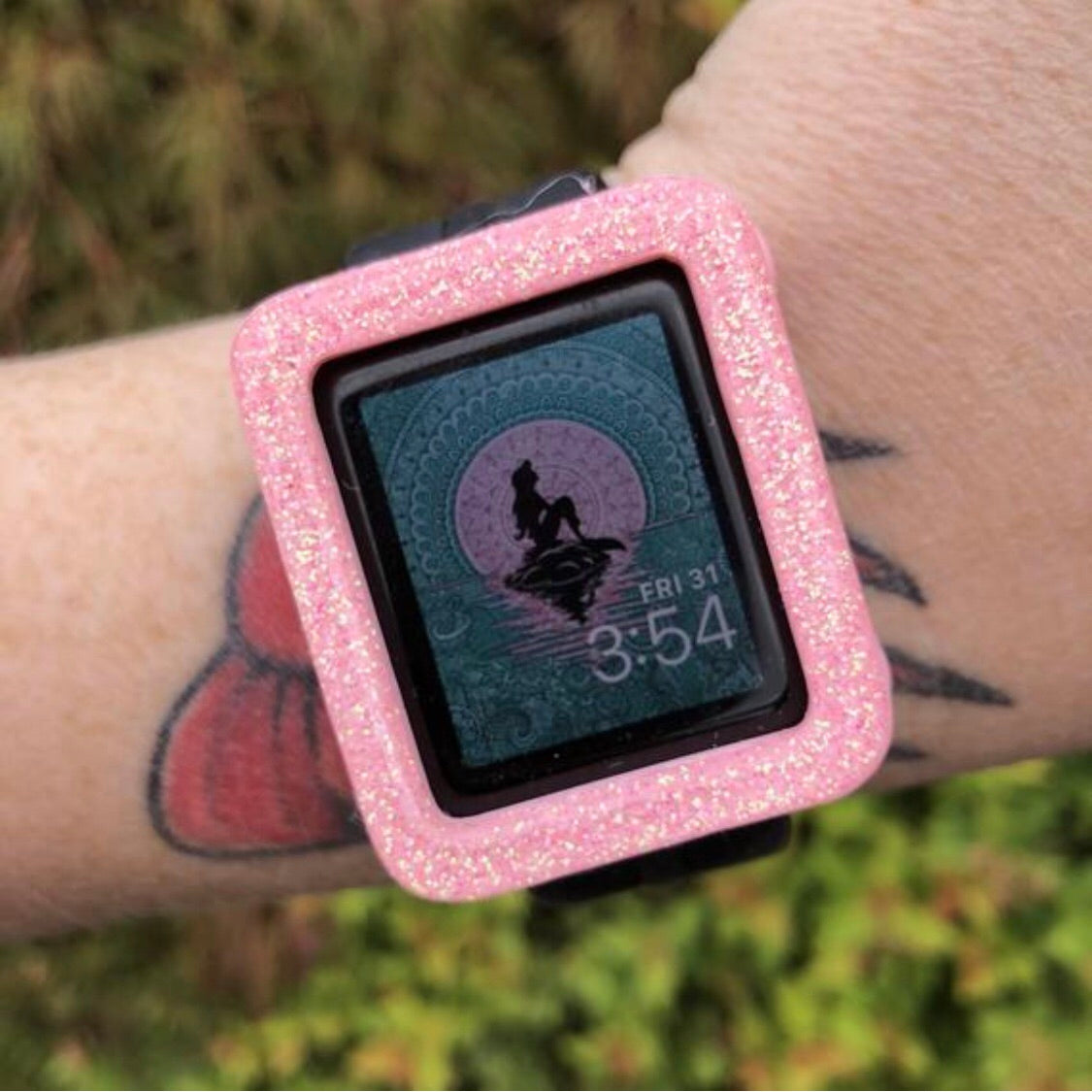 Color Glitter Everyday Square Watch Covers