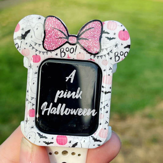 Pink Halloween Watch Covers